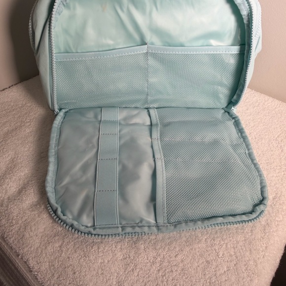 Light Blue Quilted Cosmetic bag - Picture 2 of 6